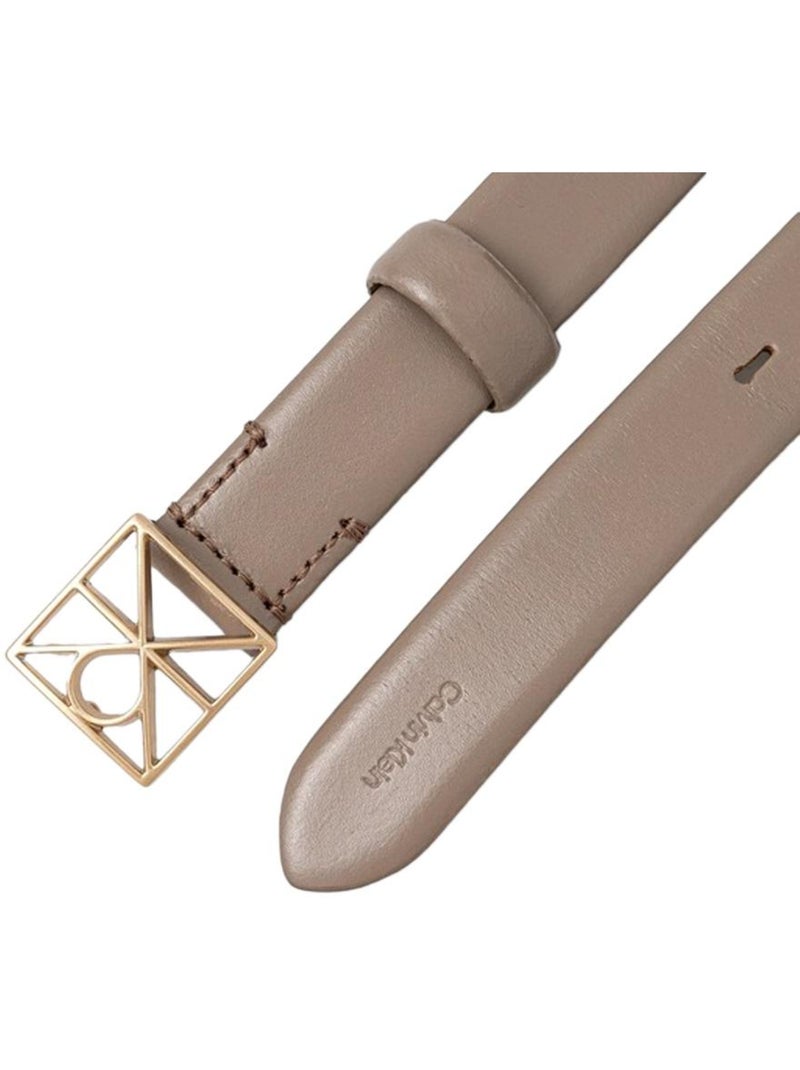 Ceinture Femme Calvin Klein Jeans Marron cappuccino - Kiabi