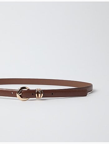 Ceinture fine avec boucle, mo fashion