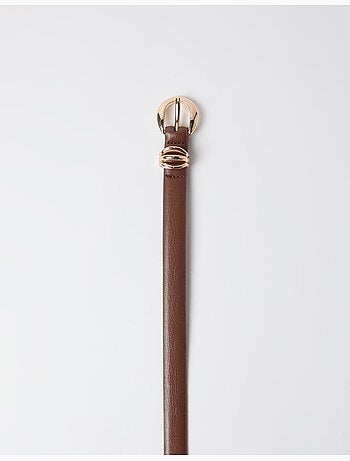 Ceinture fine avec boucle, mo fashion