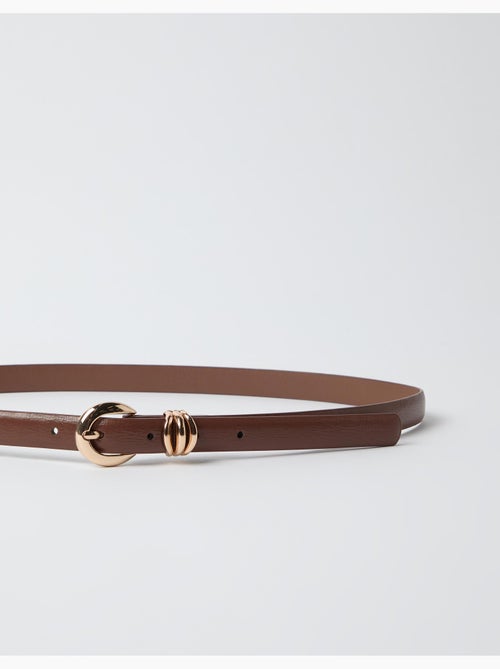Ceinture fine avec boucle, mo fashion - Kiabi Ceinture fine avec boucle, mo fashion - Kiabi