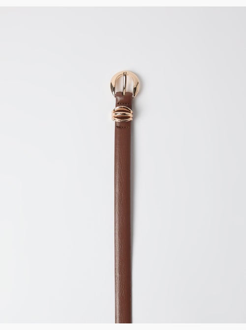 Ceinture fine avec boucle, mo fashion - Kiabi Ceinture fine avec boucle, mo fashion - Kiabi