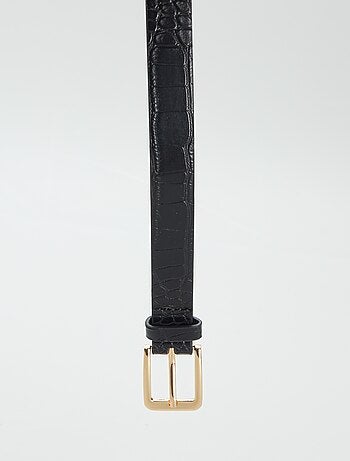 Ceinture fine imprimé léopard