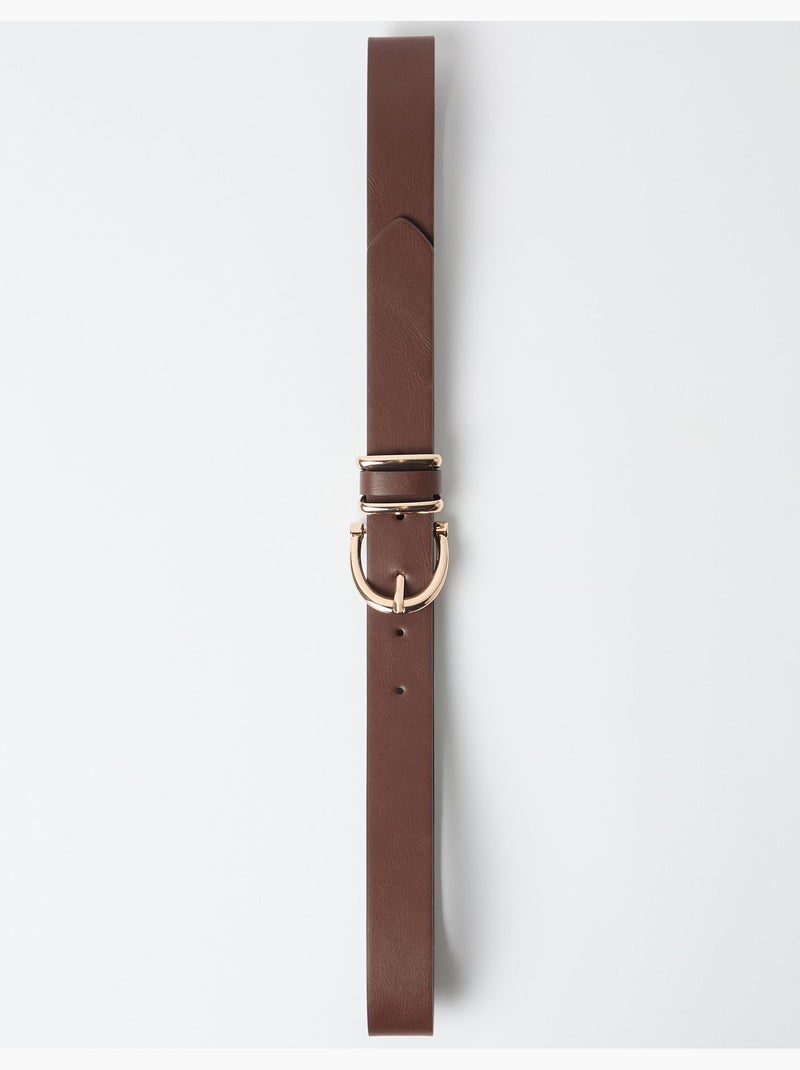 Ceinture fine, mo fashion Marron - Kiabi