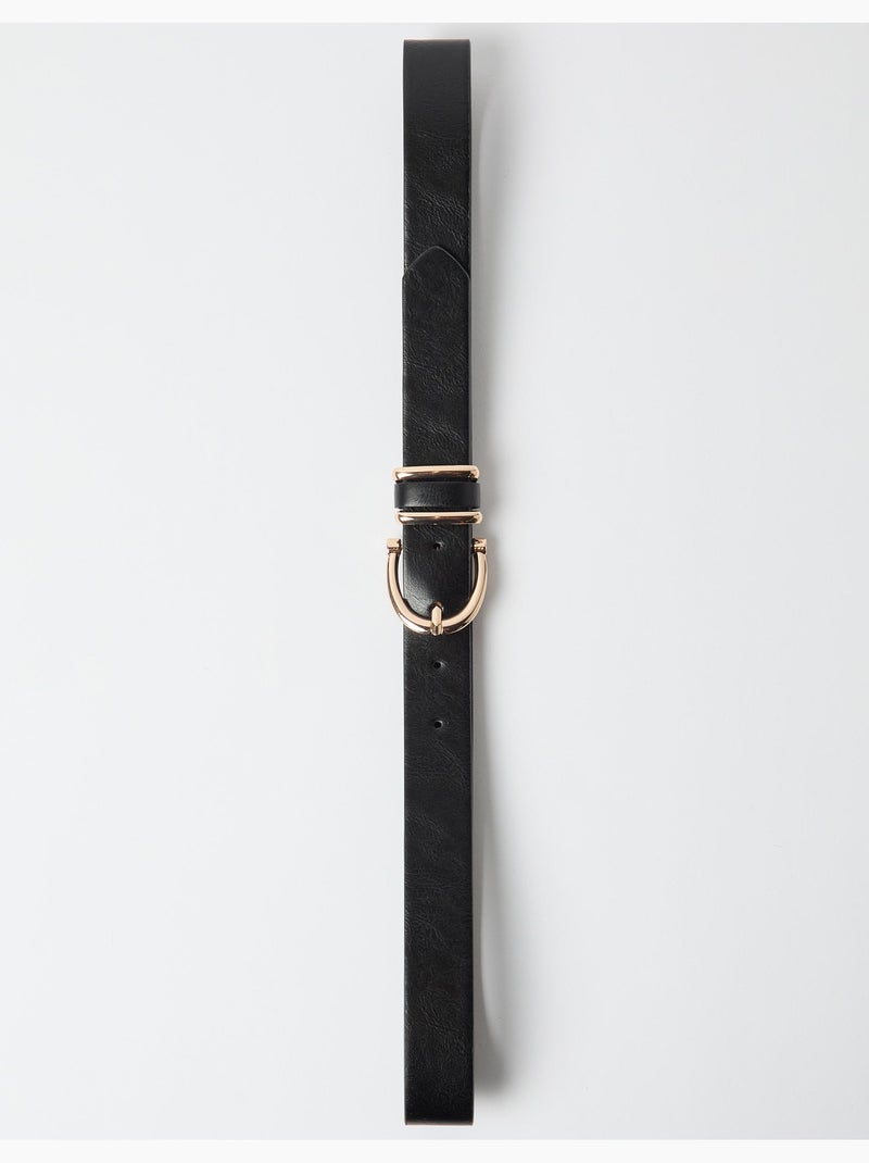 Ceinture fine, mo fashion Noir - Kiabi