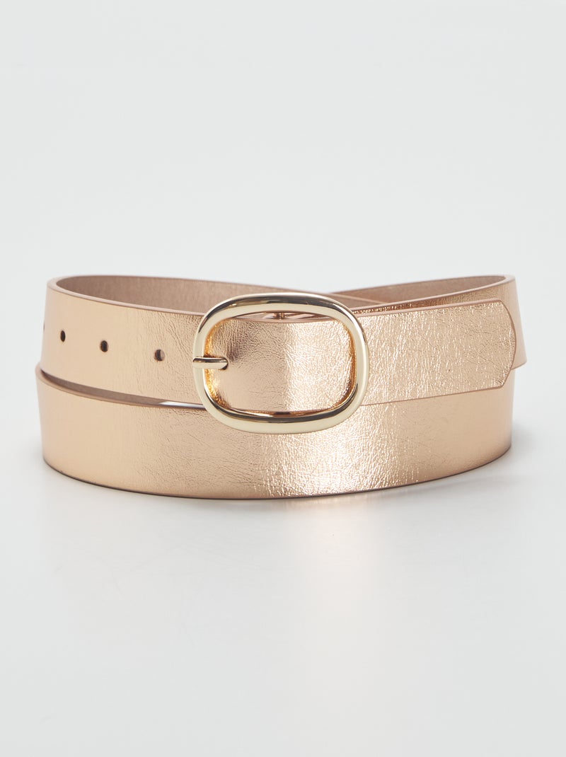 Ceinture irisée Doré - Kiabi