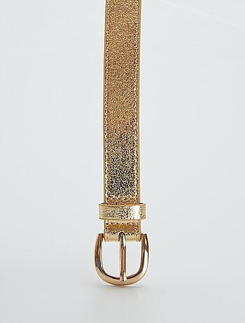 Ceinture texturée et irisée