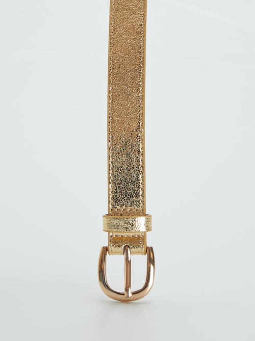 Ceinture texturée et irisée - Kiabi