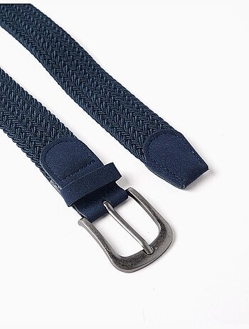 Ceinture tressée avec détails en suédine