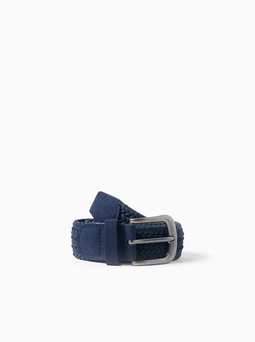 Ceinture tressée avec détails en suédine - Kiabi