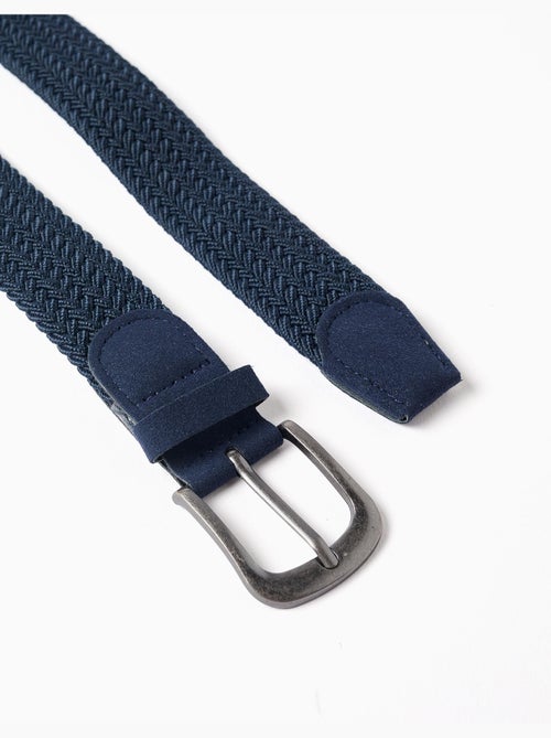 Ceinture tressée avec détails en suédine - Kiabi