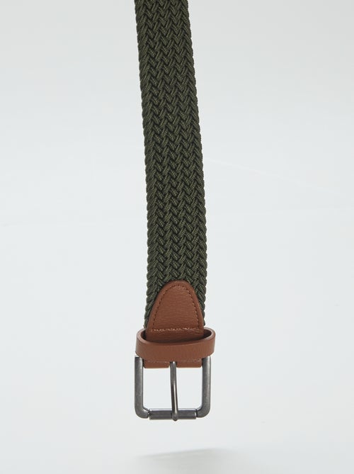 Ceinture tressée élastique - Kiabi