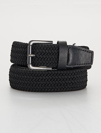 Ceinture tressée élastique