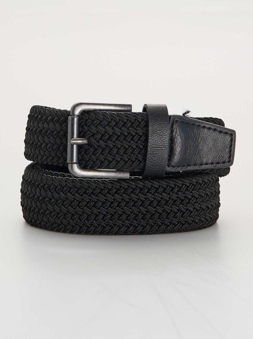 Ceinture tressée élastique - Kiabi