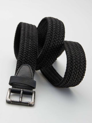 Ceinture tressée élastiquée