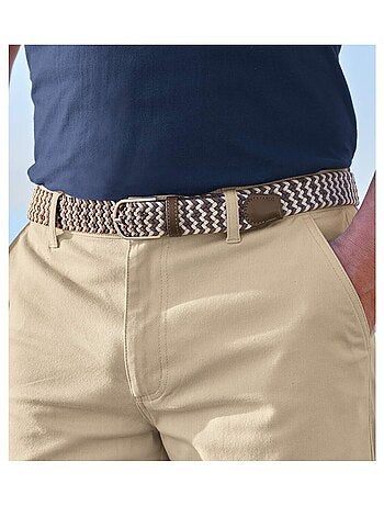 Ceinture Tressée Stretch Confort - ATLAS FOR MEN