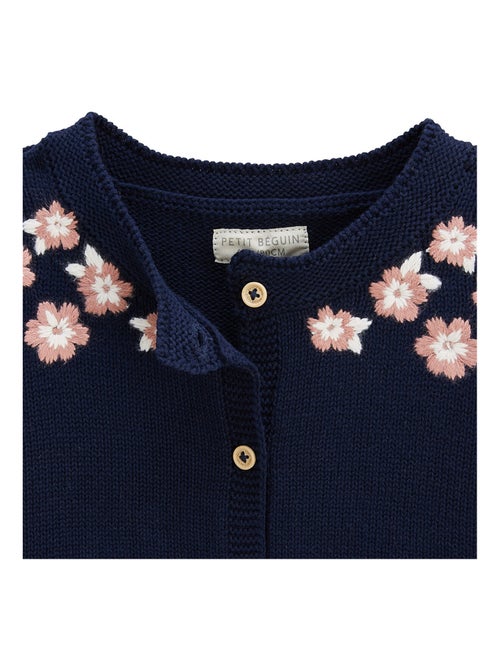 Celeste gebreid vest voor kinderen - Kiabi
