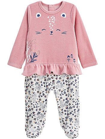 Celeste velours babypyjama