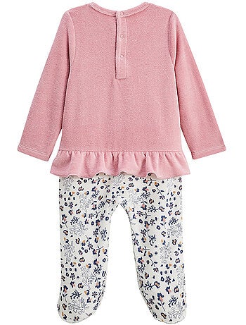 Celeste velours babypyjama