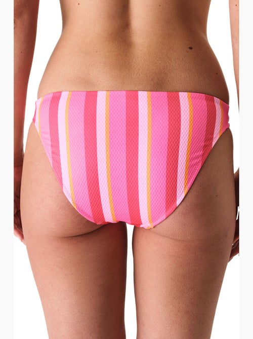 Celinda elegante gestreepte bikini slip met structuur en middelhoge taille penti - Kiabi Celinda elegante gestreepte bikini slip met structuur en middelhoge taille penti - Kiabi