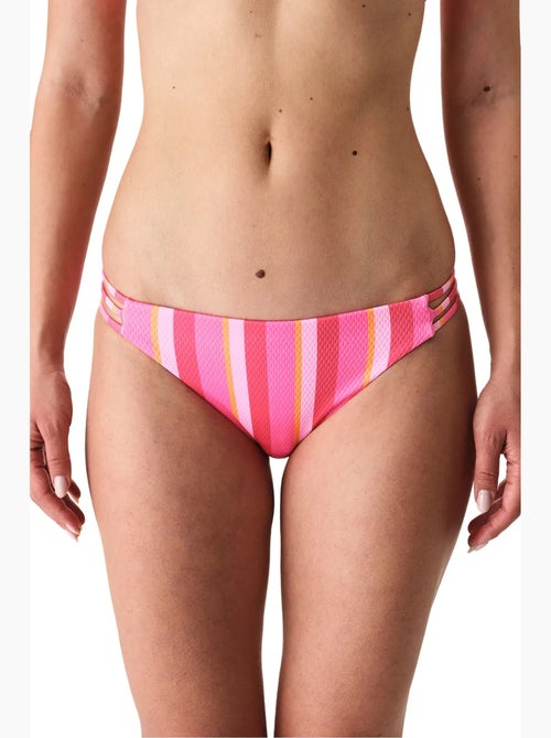 Celinda elegante gestreepte bikini slip met structuur en middelhoge taille penti - Kiabi Celinda elegante gestreepte bikini slip met structuur en middelhoge taille penti - Kiabi