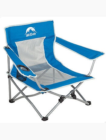 Chaise basse pliante anti-bascule aktive