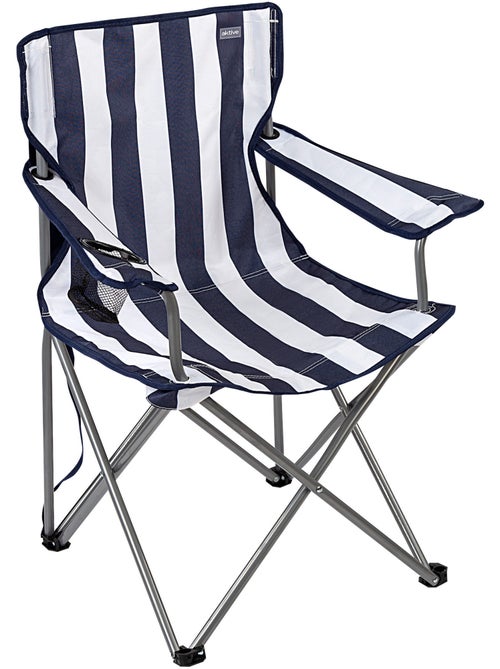 Chaise de camping pliante avec porte-gobelet aktive - Kiabi