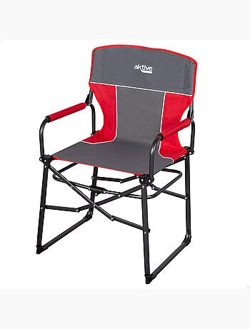 Chaise de directeur de camping pliante avec pliage compact aktive