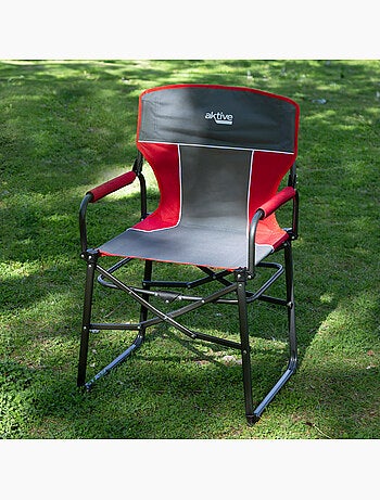 Chaise de directeur de camping pliante avec pliage compact aktive