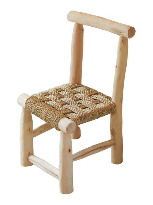 Chaise enfant bois japandi - Kiabi