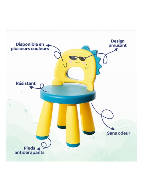 Chaise enfant DINO | SUPERBE BEBE - Kiabi Chaise enfant DINO | SUPERBE BEBE - Kiabi
