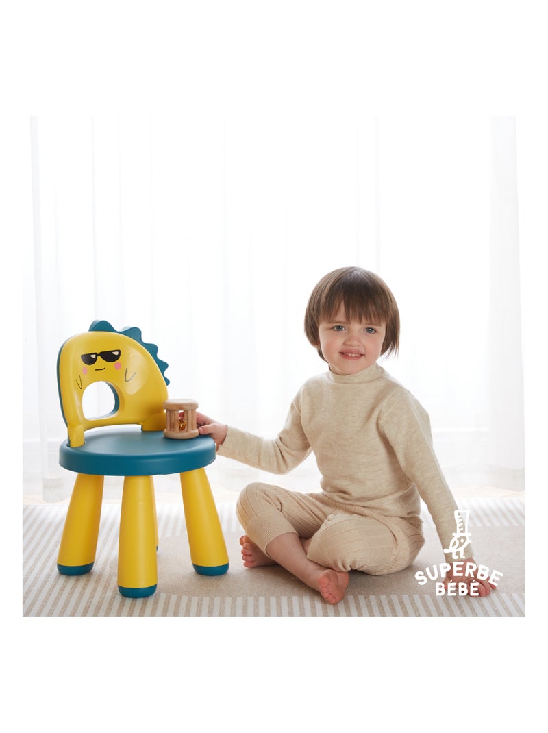 Chaise enfant DINO | SUPERBE BEBE Jaune - Kiabi