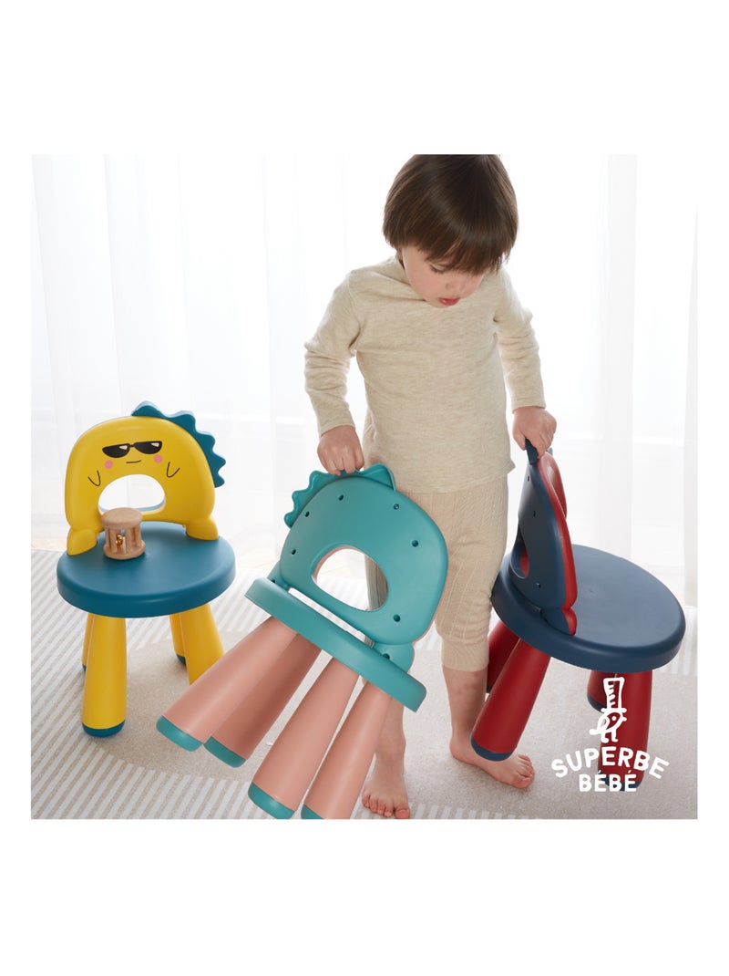 Chaise enfant DINO | SUPERBE BEBE Jaune - Kiabi