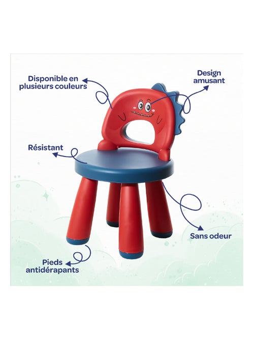 Chaise enfant DINO | SUPERBE BEBE - Kiabi Chaise enfant DINO | SUPERBE BEBE - Kiabi