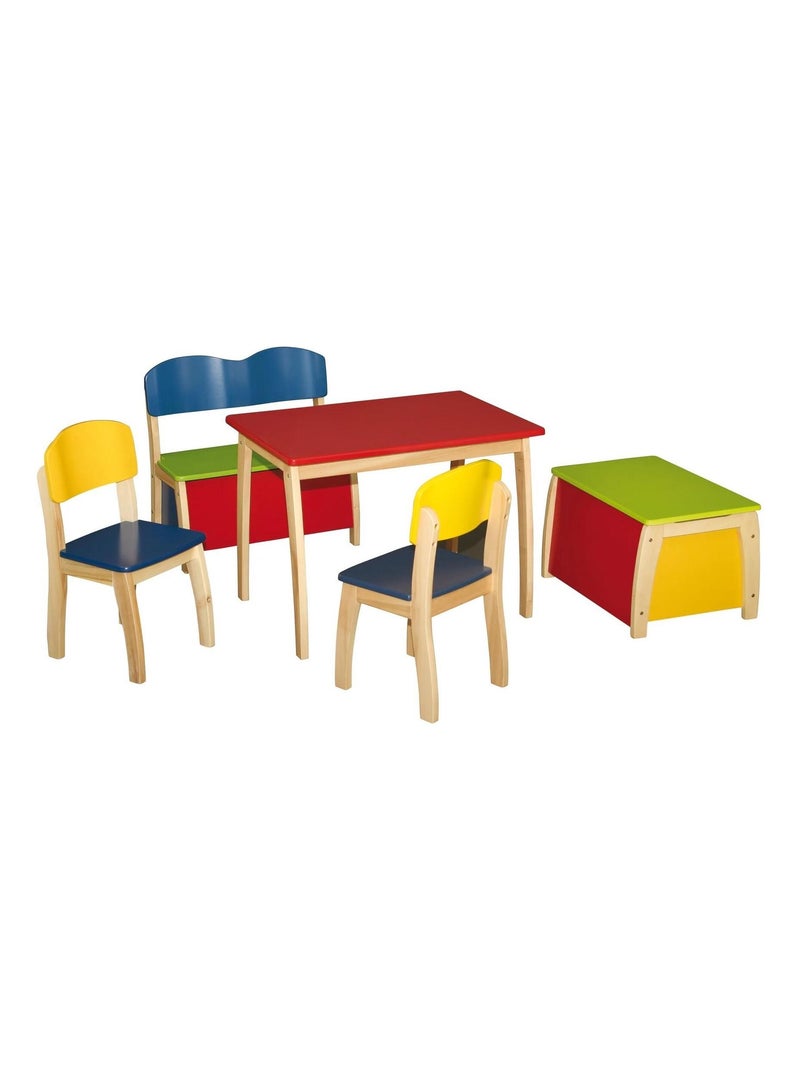 Chaise enfant en bois massif - ROBA Multicolore - Kiabi