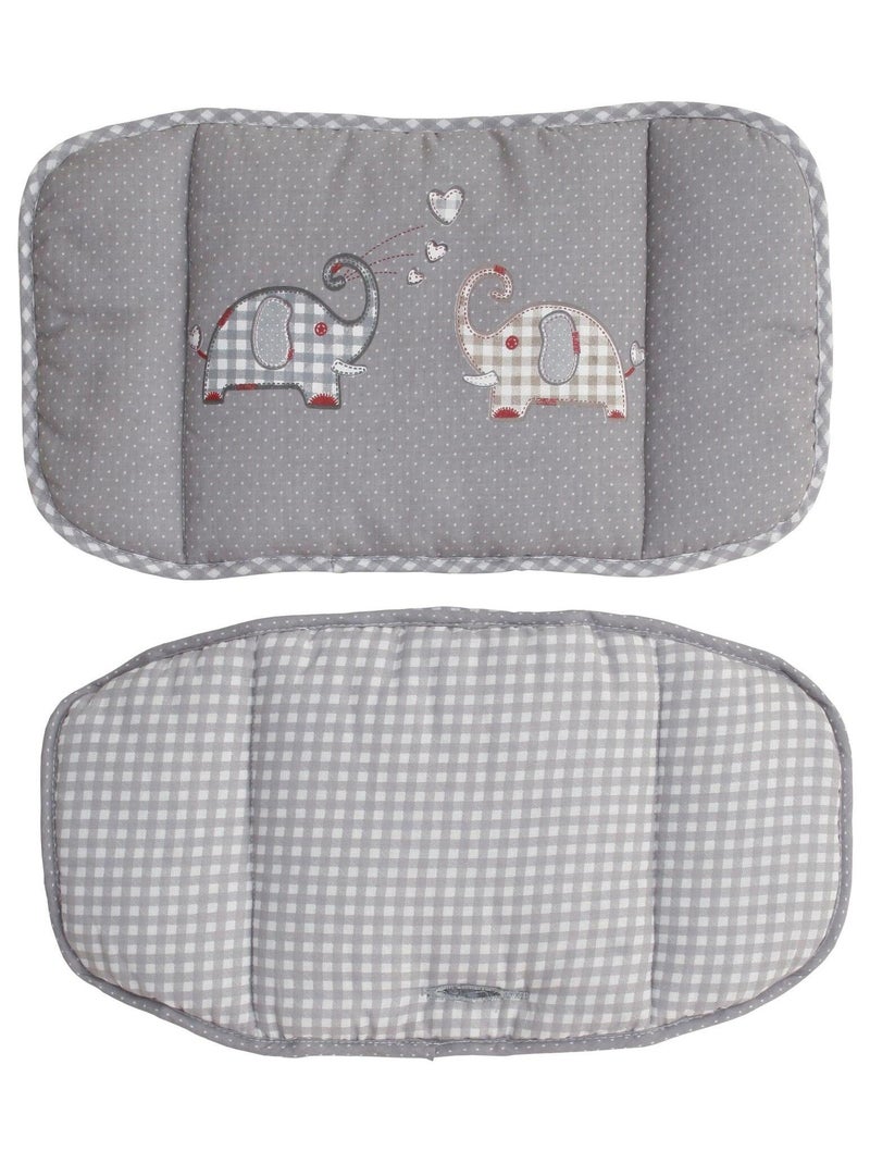 Chaise haute évolutive + Coussin réducteur en 2 pièces 'Sit Up III' ROBA Gris taupe - Kiabi