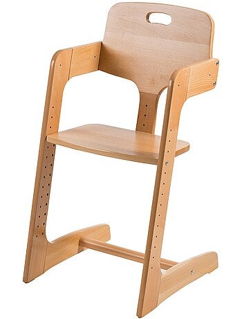 Chaise haute évolutive en bois massif 'Kid Up' ROBA