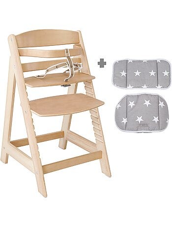 Chaise haute évolutive 'Sit Up III' + Coussin 'Little Stars' ROBA