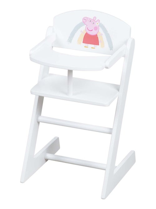 Chaise haute pour poupée en bois avec coussin 'Peppa Pig' ROBA - Kiabi