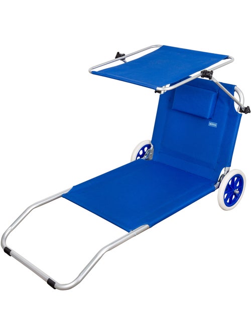 Chaise longue pliable 2 en 1 beach aktive - Kiabi