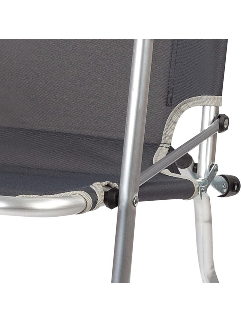 Chaise pliante fixe en aluminium aktive camping Gris - Kiabi