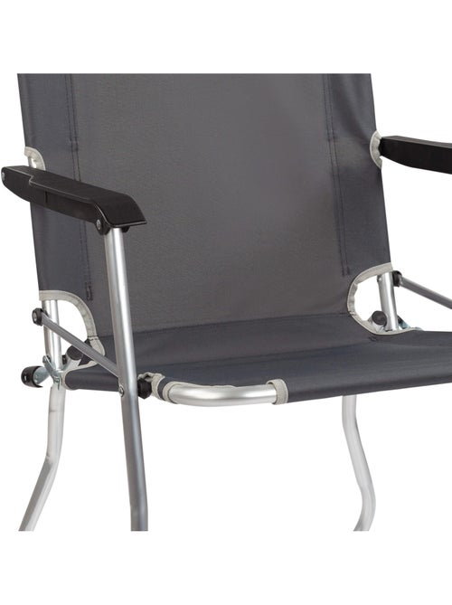 Chaise pliante fixe en aluminium aktive camping - Kiabi