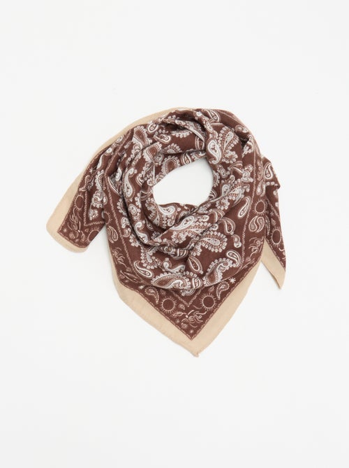 Châle imprimé bandana - Kiabi