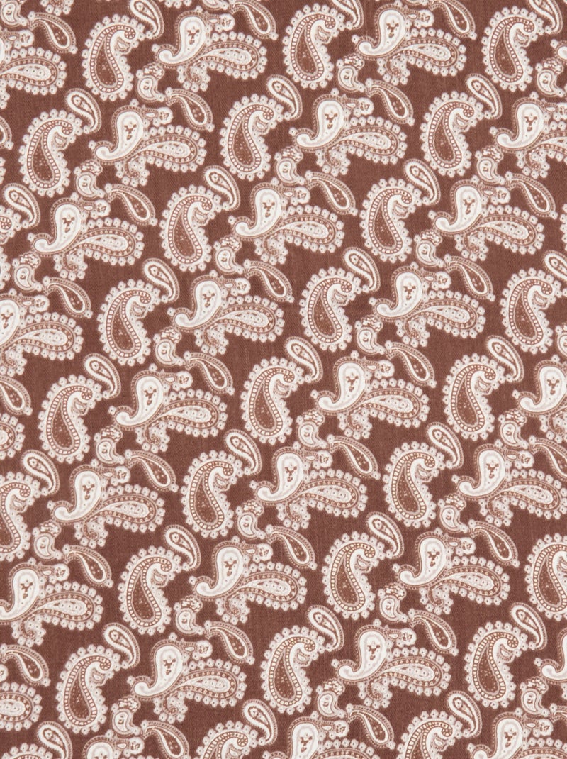 Châle imprimé bandana Marron - Kiabi