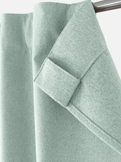 Chambray-effect verduisteringsgordijn - Kiabi Chambray-effect verduisteringsgordijn - Kiabi