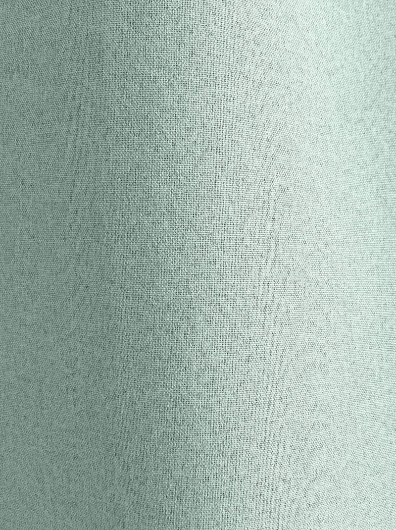 Chambray-effect verduisteringsgordijn Celadonblauw - Kiabi
