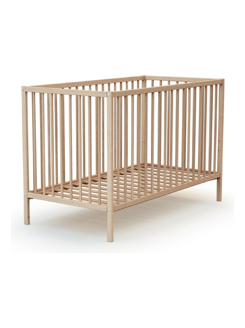 Chambre bébé lit et table à langer en bois milo Marron noisette - Kiabi