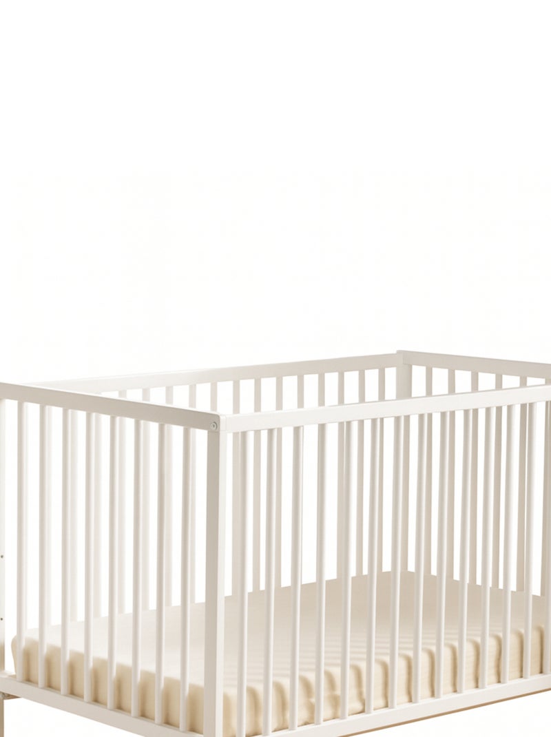 Chambre complète bébé avec lit 120x60cm à barreauxet commode à langer 3 tiroirs - babyprice Gris - Kiabi