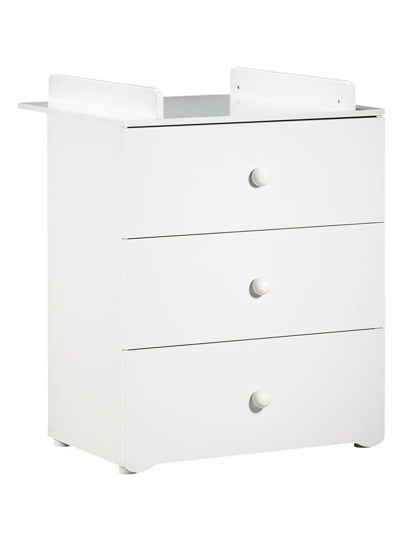 Chambre complète bébé avec lit à barreaux et commode à langer - babyprice Blanc - Kiabi