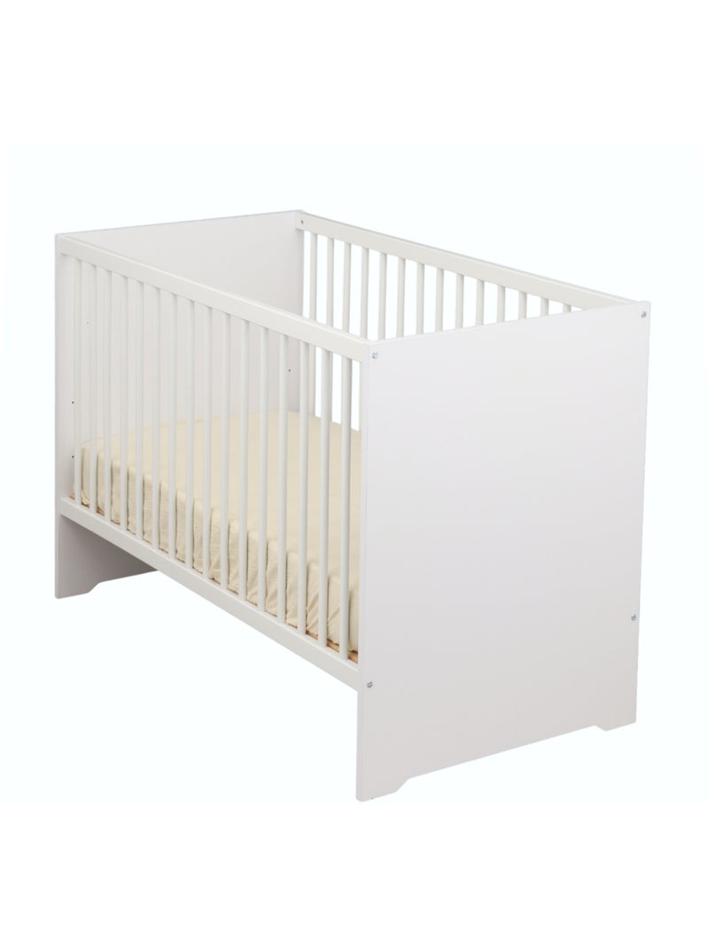 Chambre complète bébé avec lit à barreaux et commode à langer - babyprice Blanc - Kiabi