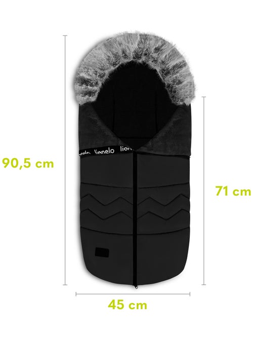 Chancelière pour poussettes LIONELO Frode - Universelle - Fourrure amovible - Imperméable - Kiabi Chancelière pour poussettes LIONELO Frode - Universelle - Fourrure amovible - Imperméable - Kiabi